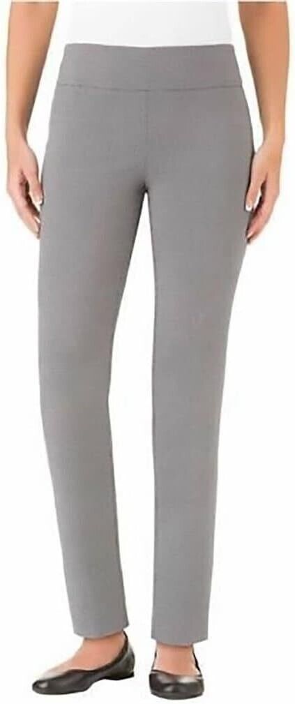 Hilary Radley Size 6 Womens Sits Below Waist Slim Leg Dress Pant, Black Combo